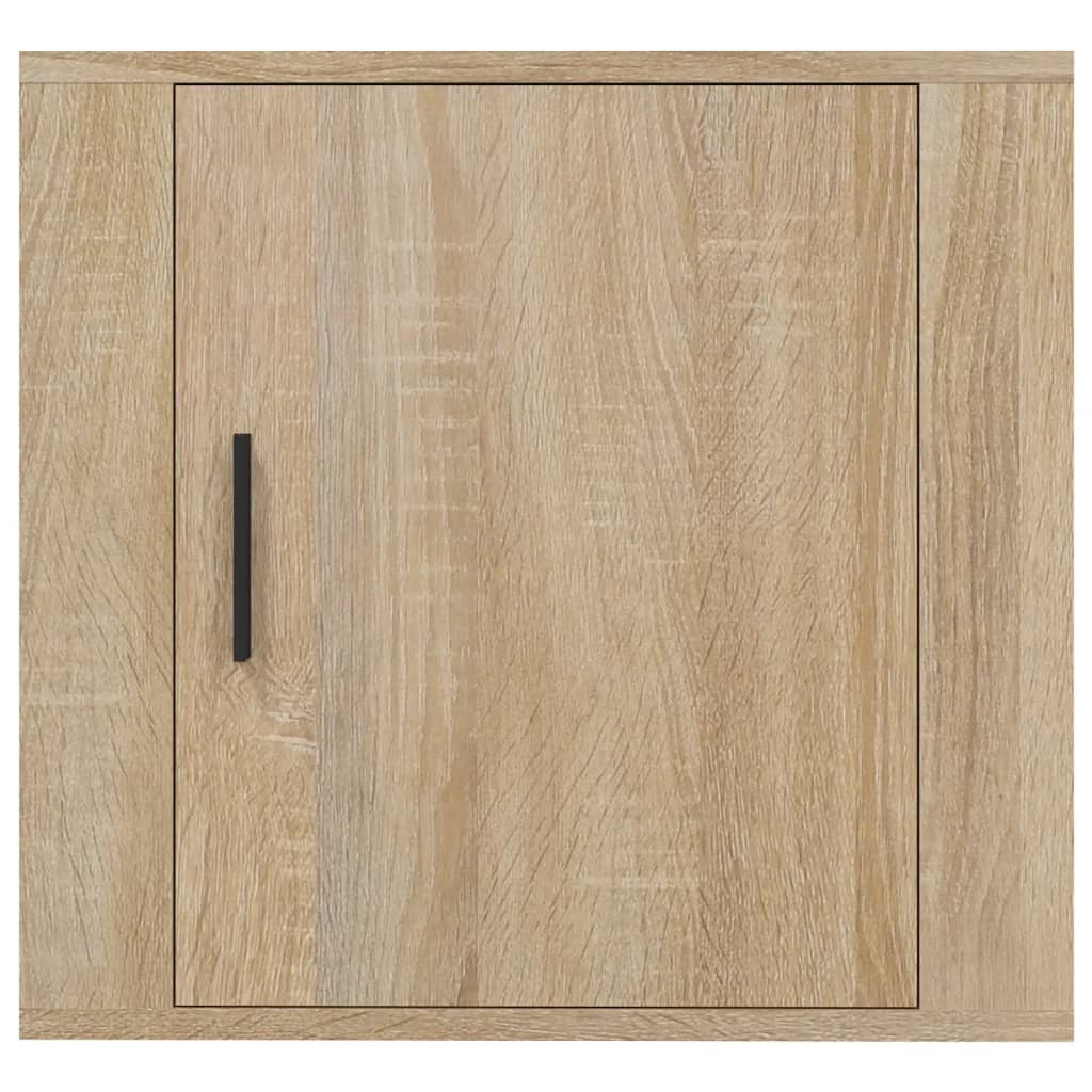 Nachtkastjes 2 St Wandgemonteerd 50X30X47 Cm Sonoma Eikenkleur