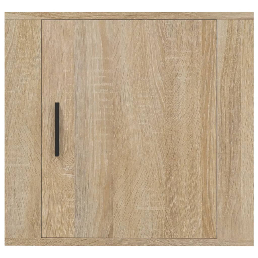 Nachtkastjes 2 St Wandgemonteerd 50X30X47 Cm Sonoma Eikenkleur