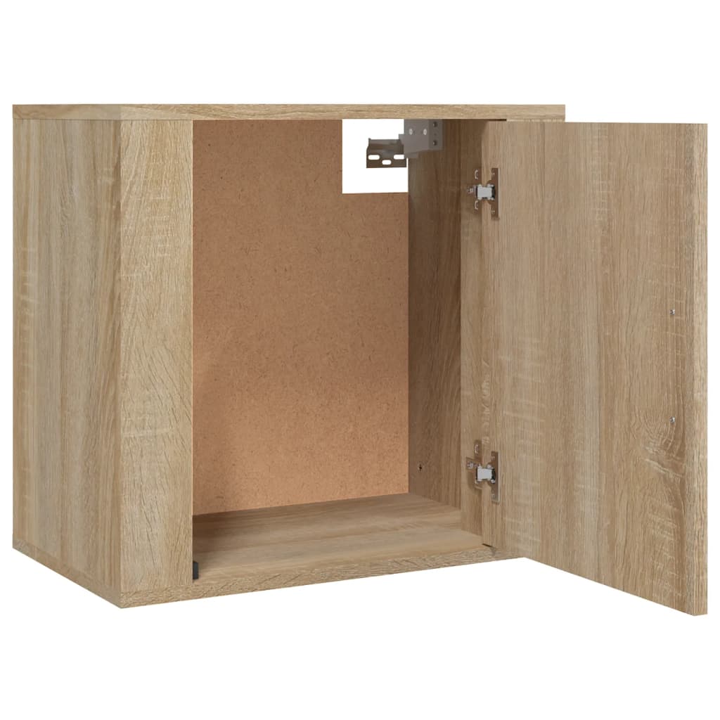 Nachtkastjes 2 St Wandgemonteerd 50X30X47 Cm Sonoma Eikenkleur