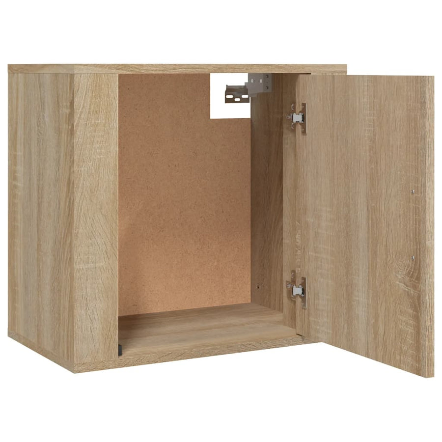 Nachtkastjes 2 St Wandgemonteerd 50X30X47 Cm Sonoma Eikenkleur