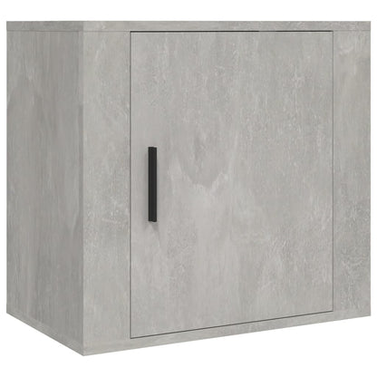 Nachtkastjes 2 St Wandgemonteerd 50X30X47 Cm Betongrijs