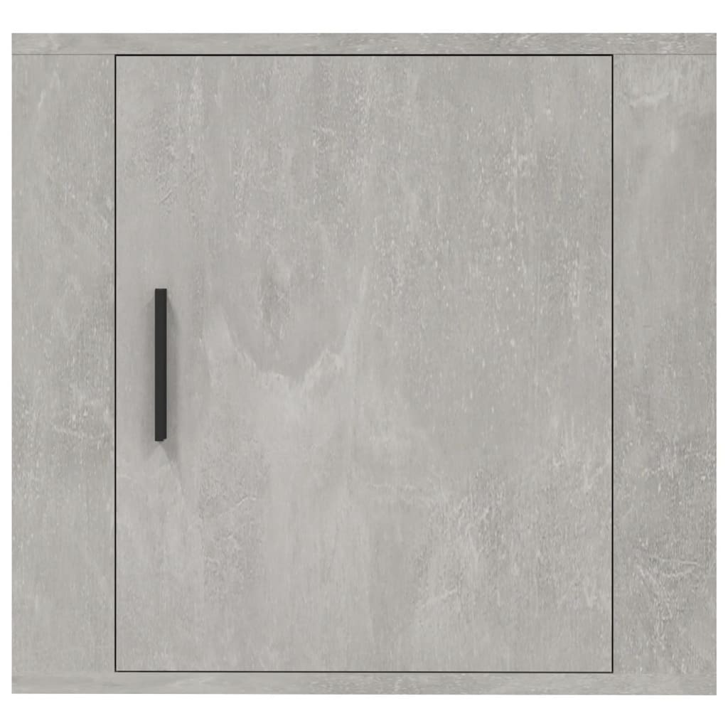 Nachtkastjes 2 St Wandgemonteerd 50X30X47 Cm Betongrijs