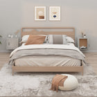 Nightstands 2 pcs wall-mounted 50x30x47 cm concrete grey