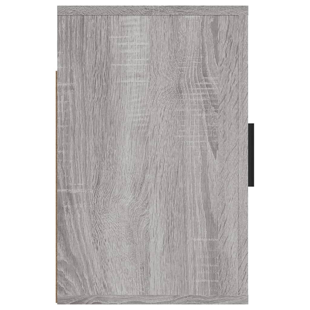 Nachtkastje Wandgemonteerd 50X30X47 Cm Grijs Sonoma Eikenkleur