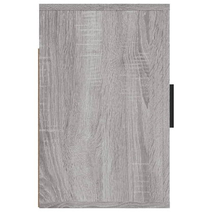 Nachtkastje Wandgemonteerd 50X30X47 Cm Grijs Sonoma Eikenkleur