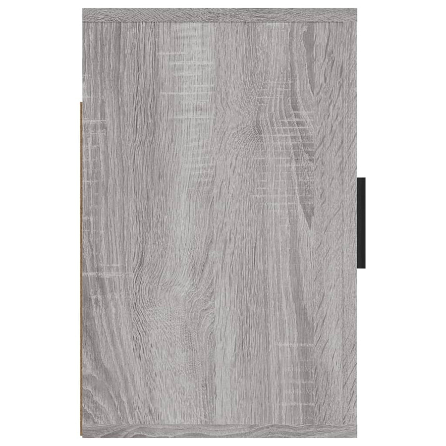 Nachtkastje Wandgemonteerd 50X30X47 Cm Grijs Sonoma Eikenkleur