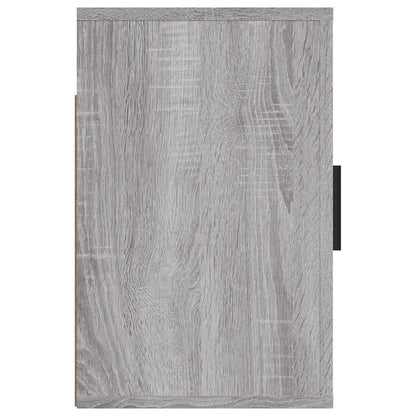 Nachtkastjes 2 St Wandgemonteerd 50X30X47 Cm Grijs Sonoma Eiken