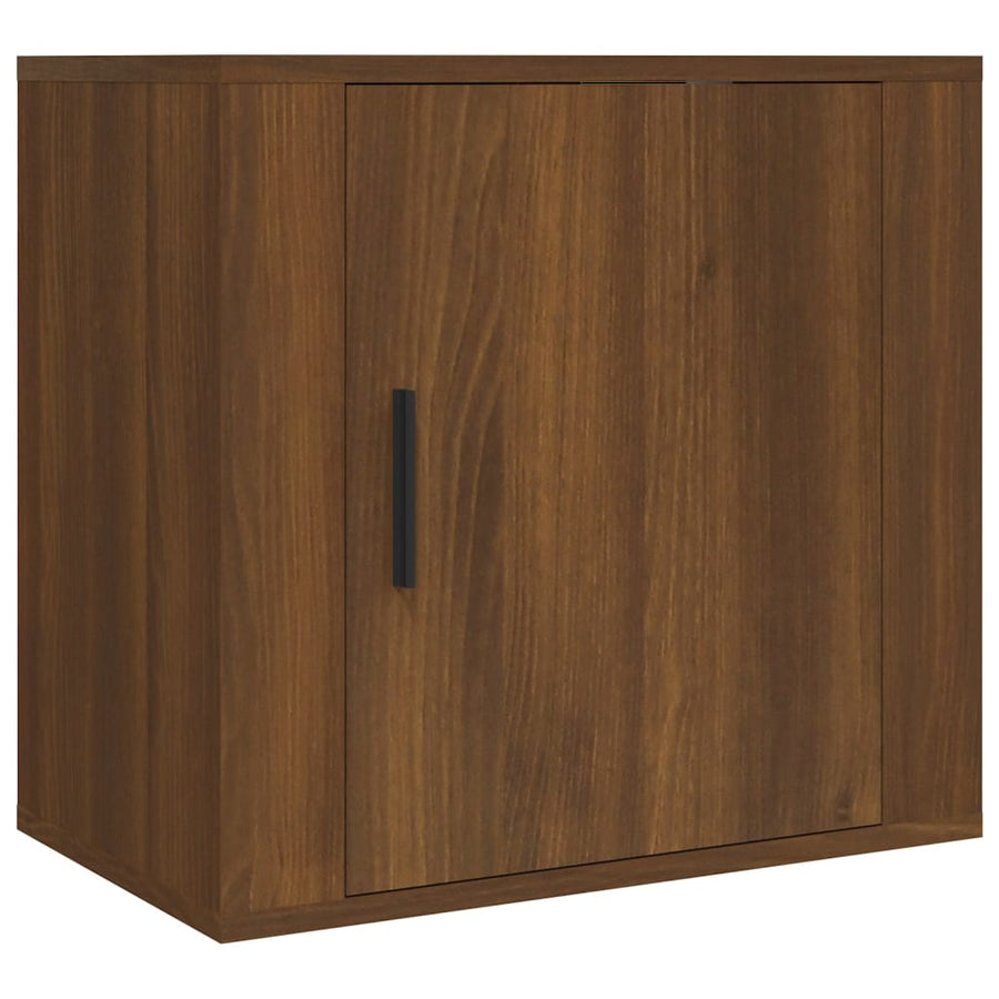 Nachtkastjes 2 St Wandgemonteerd 50X30X47 Cm Bruin Eikenkleur