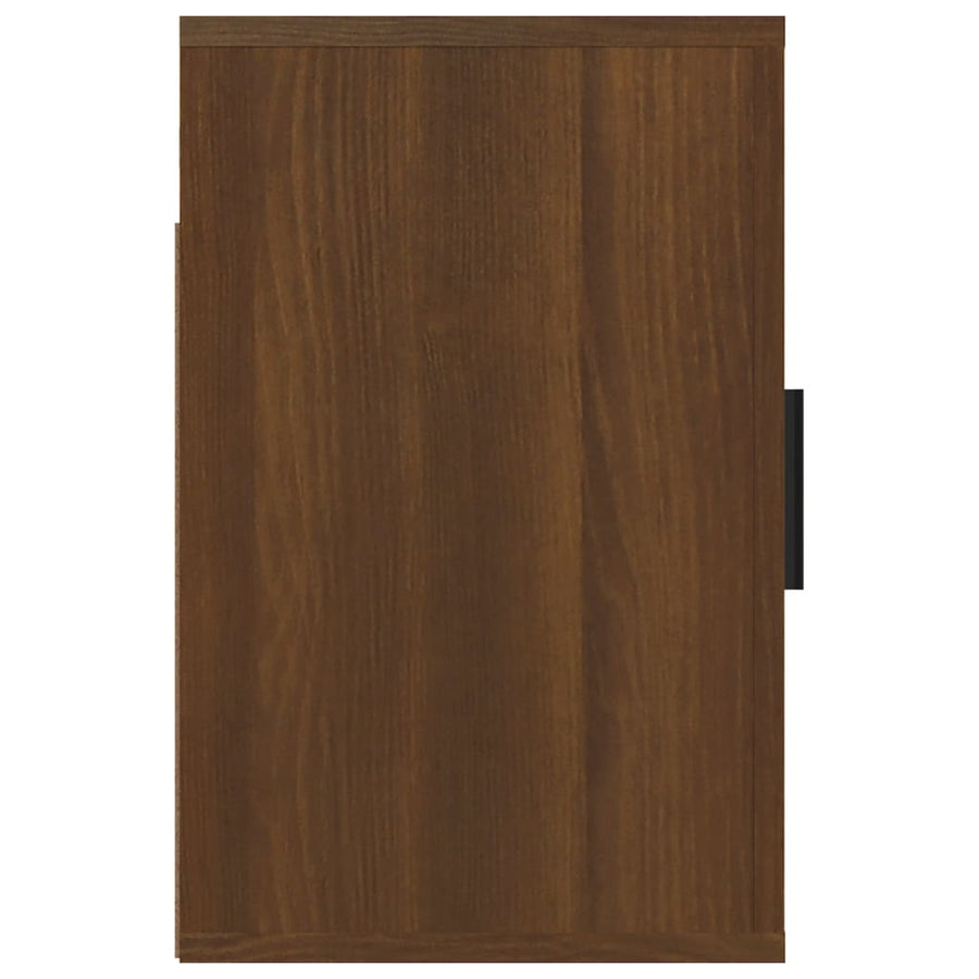 Nachtkastjes 2 St Wandgemonteerd 50X30X47 Cm Bruin Eikenkleur