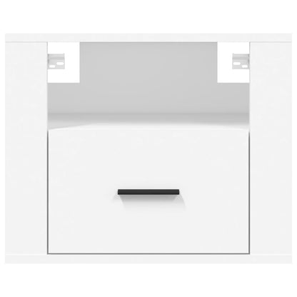 Nachtkastjes 2 St Wandgemonteerd 50X36X40 Cm Wit