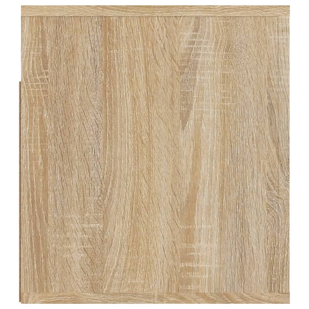 Nachtkastjes 2 St Wandgemonteerd 50X36X40 Cm Sonoma Eikenkleur