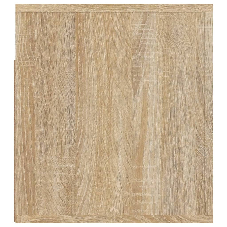 Nachtkastjes 2 St Wandgemonteerd 50X36X40 Cm Sonoma Eikenkleur
