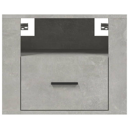 Nachtkastjes 2 St Wandgemonteerd 50X36X40 Cm Betongrijs