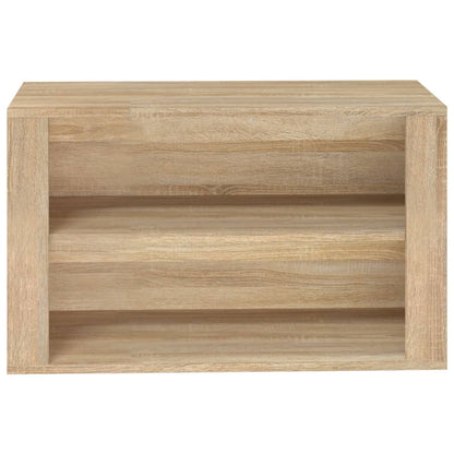 Schoenenrek 75X35X45 Cm Bewerkt Hout Kleurig Sonoma eiken