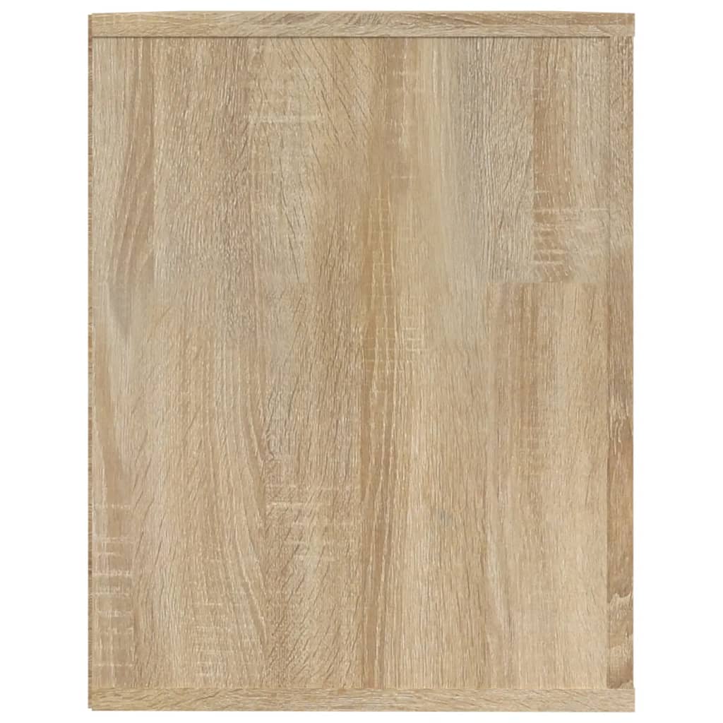 Schoenenrek 75X35X45 Cm Bewerkt Hout Kleurig Sonoma eiken
