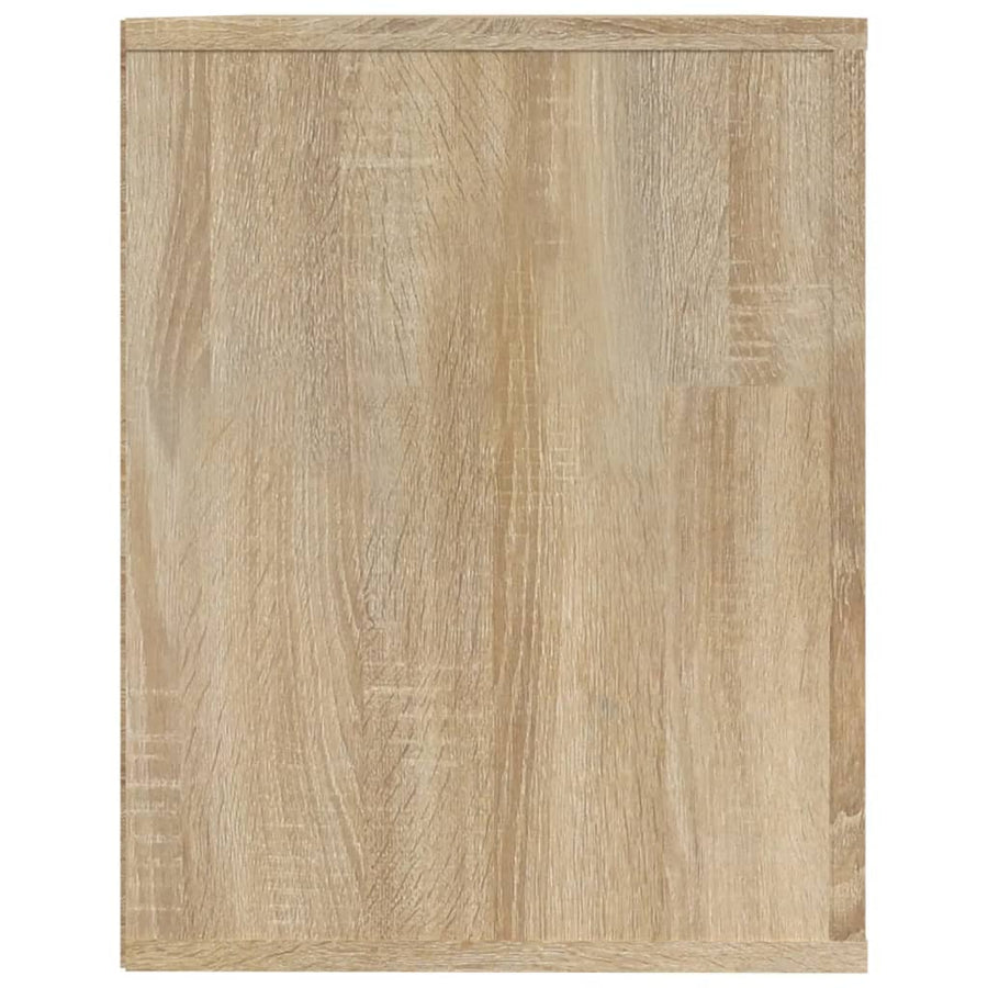 Schoenenrek 75X35X45 Cm Bewerkt Hout Kleurig Sonoma eiken