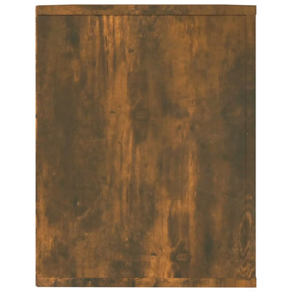 Schoenenrek 75X35X45 Cm Bewerkt Hout Kleurig Gerookt eiken