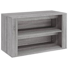 Schoenenrek 75X35X45 Cm Bewerkt Hout Eikenkleur Grijs sonoma