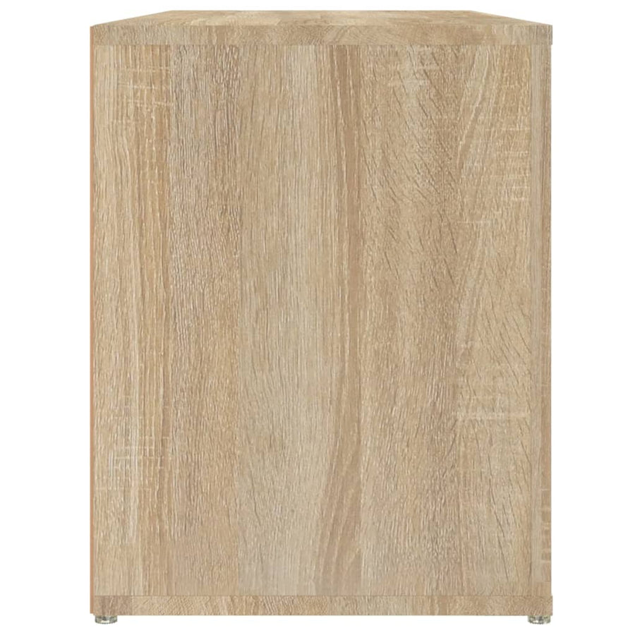 Schoenenrek 100X35X45 Cm Bewerkt Hout Sonoma Eikenkleurig