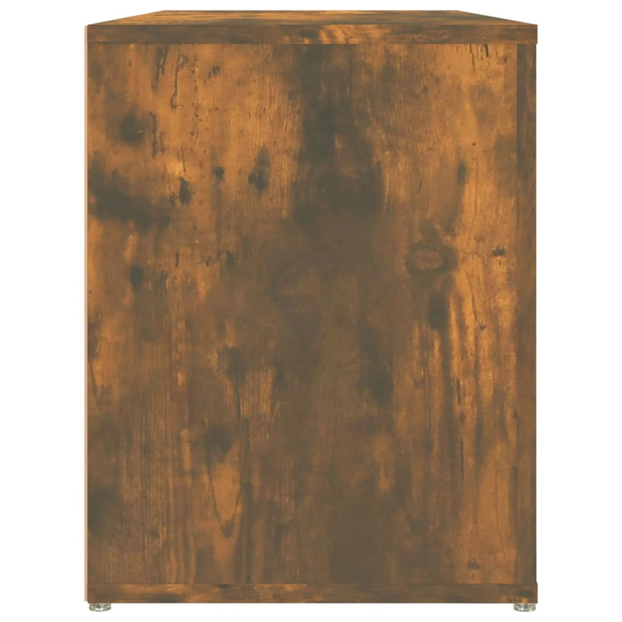 Schoenenrek 00X35X45 Cm Bewerkt Hout Kleurig Gerookt eiken