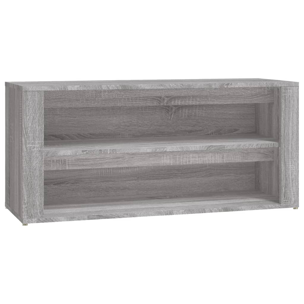 Schoenenrek 00X35X45 Cm Bewerkt Hout Eikenkleur Grijs sonoma