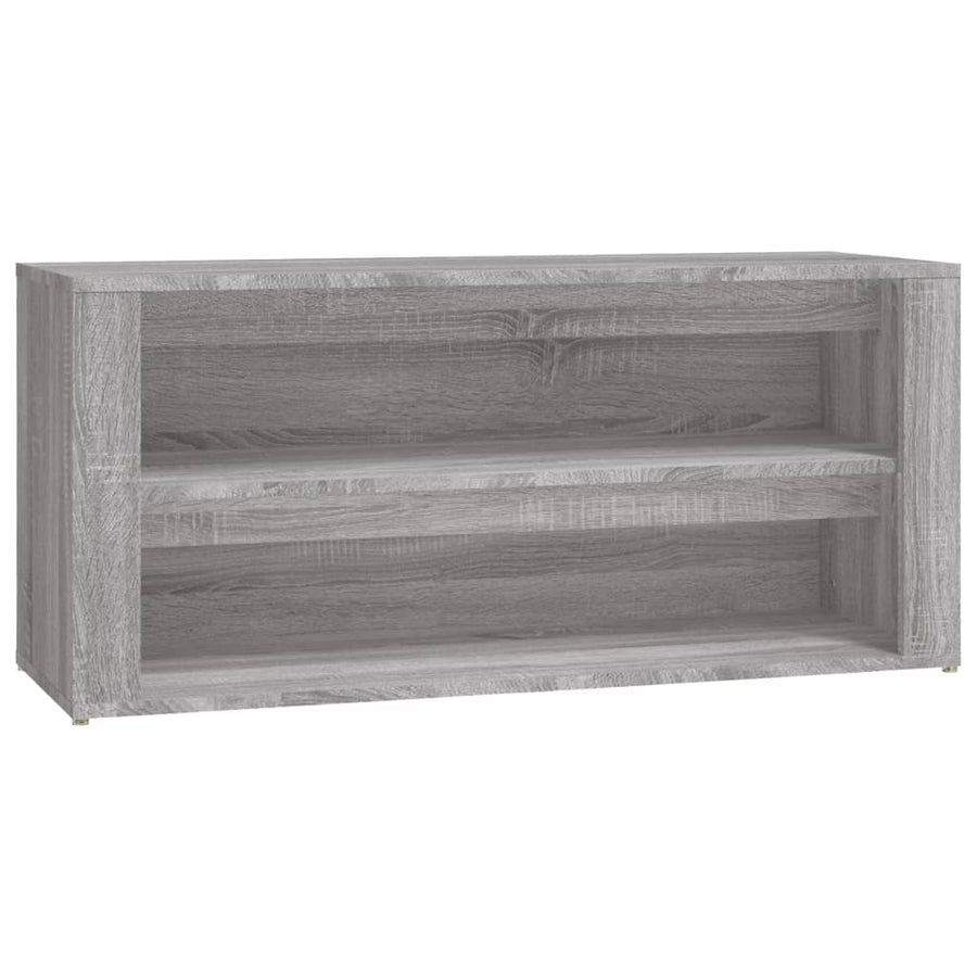 Schoenenrek 00X35X45 Cm Bewerkt Hout Eikenkleur Grijs sonoma