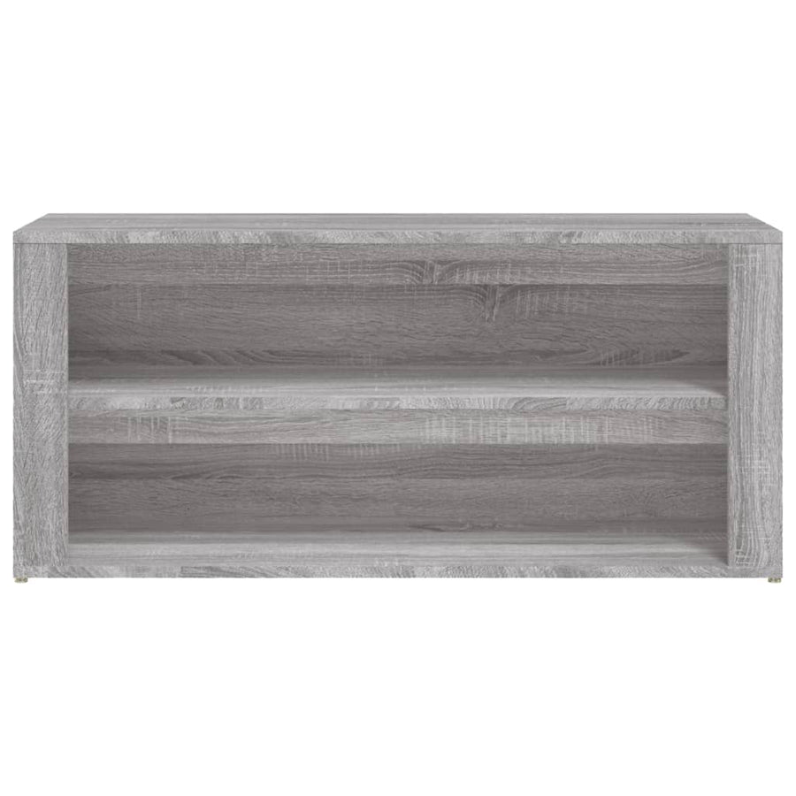 Schoenenrek 00X35X45 Cm Bewerkt Hout Eikenkleur Grijs sonoma