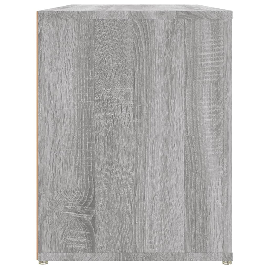 Schoenenrek 00X35X45 Cm Bewerkt Hout Eikenkleur Grijs sonoma