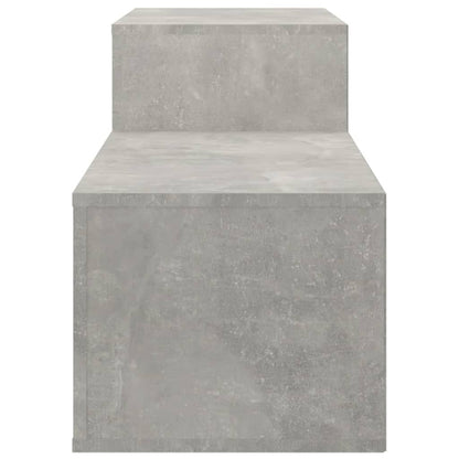 Schoenenkast 50X35X45 Cm Bewerkt Hout Betongrijs