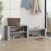 Schoenenkast 150x35x45 cm grijs sonoma bewerkt hout