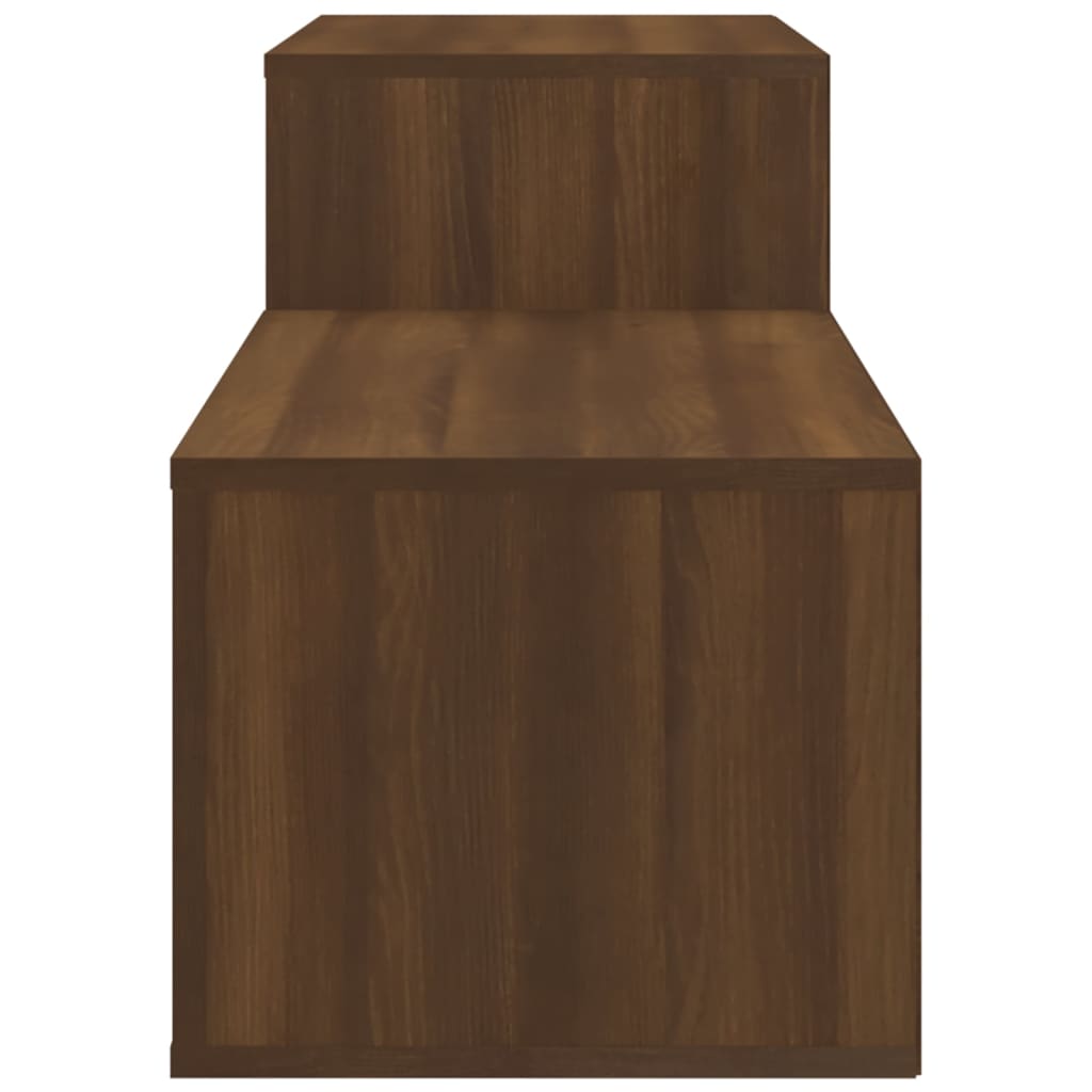 Schoenenkast 50X35X45 Cm Bewerkt Hout Bruin Eikenkleur Bruineiken