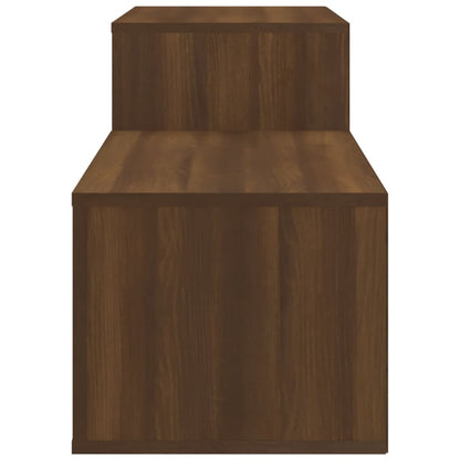 Schoenenkast 50X35X45 Cm Bewerkt Hout Bruin Eikenkleur Bruineiken