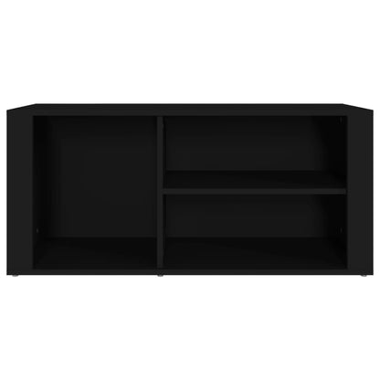 Schoenenkast 00X35X45 Cm Bewerkt Hout Zwart