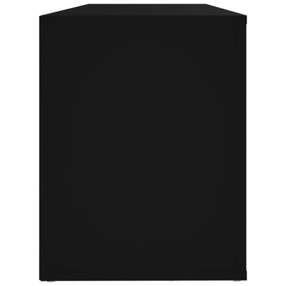 Schoenenkast 00X35X45 Cm Bewerkt Hout Zwart