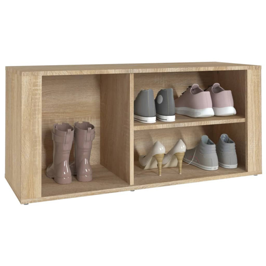 Schoenenkast 00X35X45 Cm Bewerkt Hout Kleurig Sonoma eiken