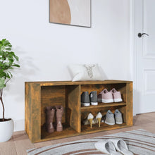 Schoenenkast 00X35X45 Cm Bewerkt Hout Kleurig Gerookt eiken