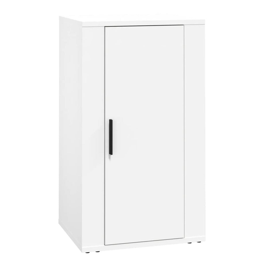 Dressoir 40X33X70 Cm Bewerkt Hout Wit