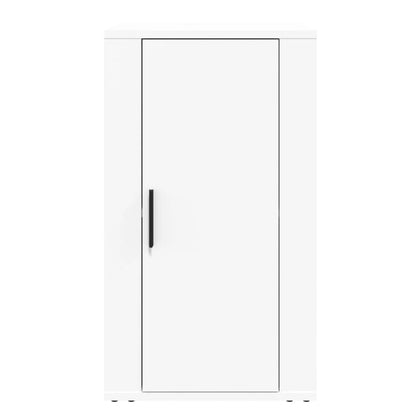 Dressoir 40X33X70 Cm Bewerkt Hout Wit