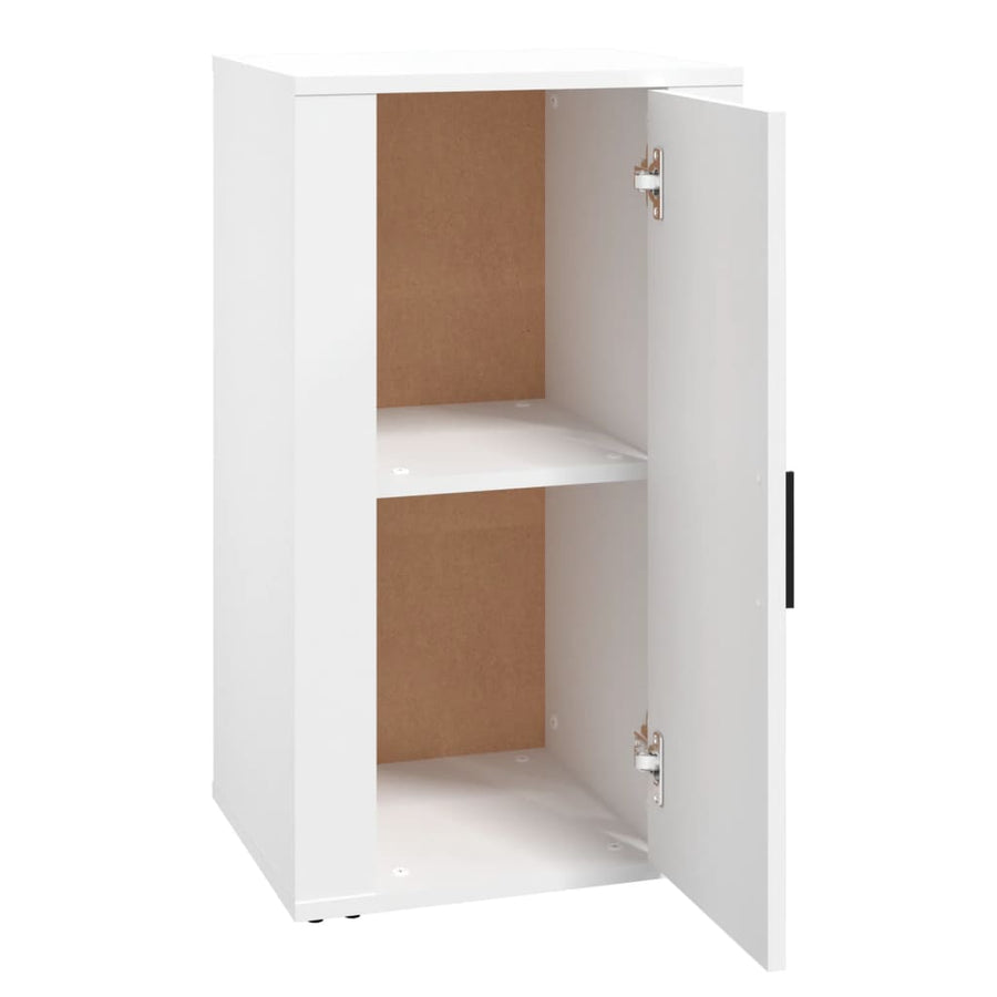 Dressoir 40X33X70 Cm Bewerkt Hout Wit