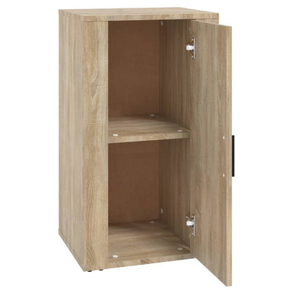 Dressoir 40x33x70 cm bewerkt hout sonoma eikenkleurig