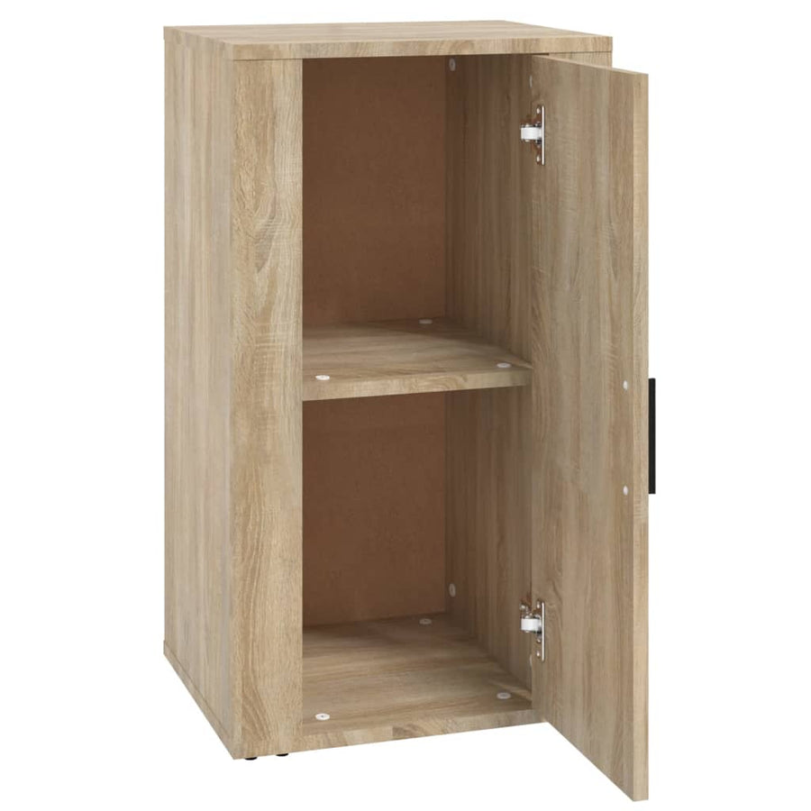 Dressoir 40x33x70 cm bewerkt hout sonoma eikenkleurig