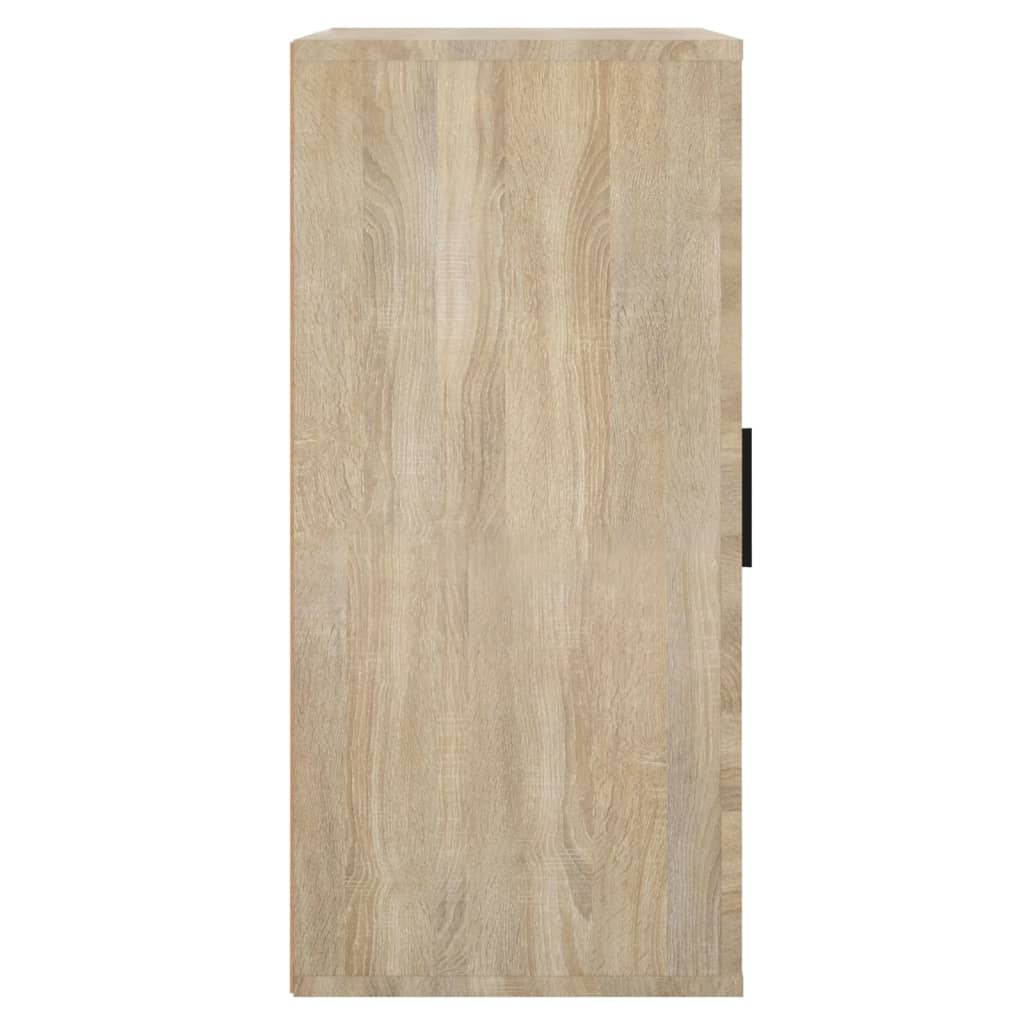 Dressoir 40x33x70 cm bewerkt hout sonoma eikenkleurig