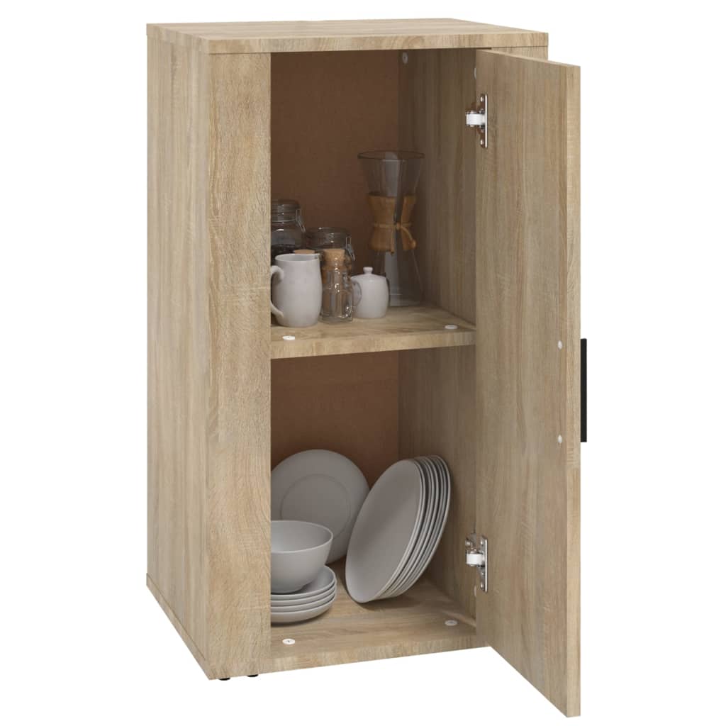 Dressoir 40x33x70 cm bewerkt hout sonoma eikenkleurig