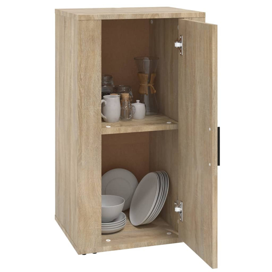 Dressoir 40x33x70 cm bewerkt hout sonoma eikenkleurig