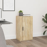 Dressoir 40x33x70 cm bewerkt hout sonoma eiken