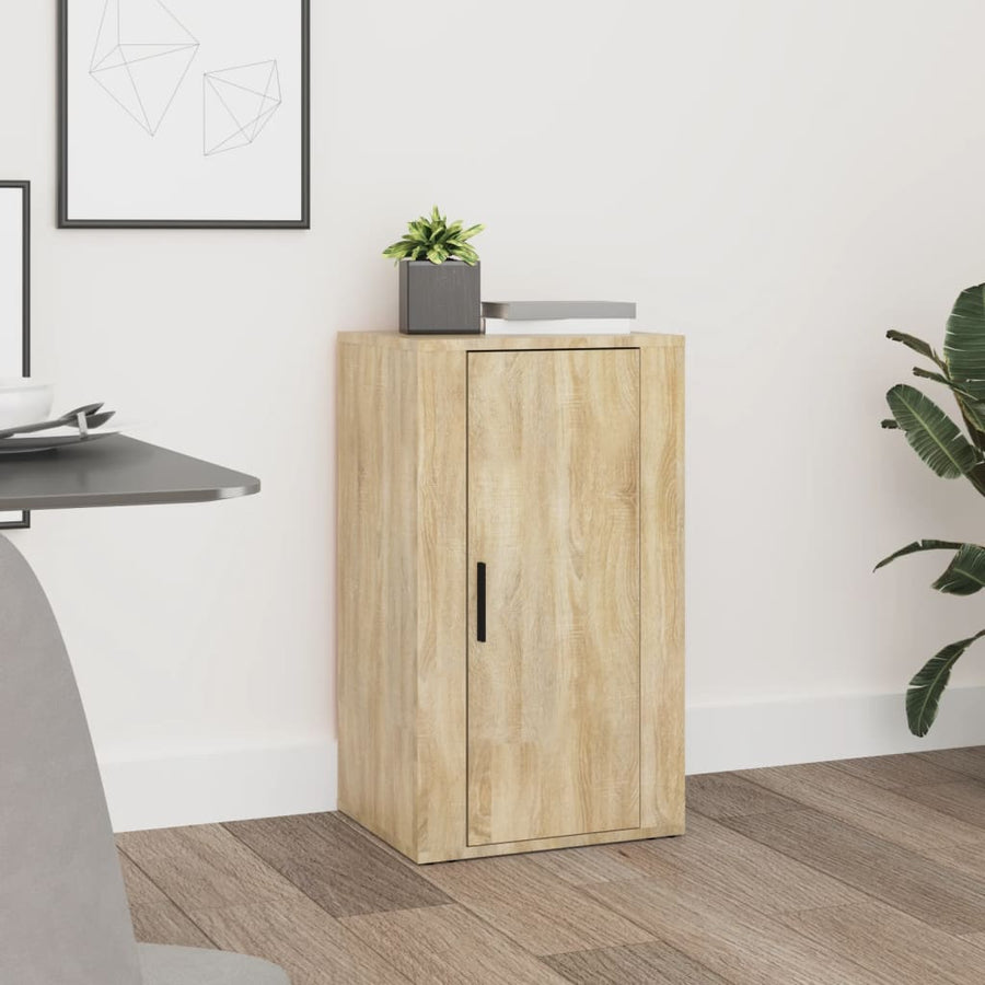 Dressoir 40x33x70 cm bewerkt hout sonoma eikenkleurig