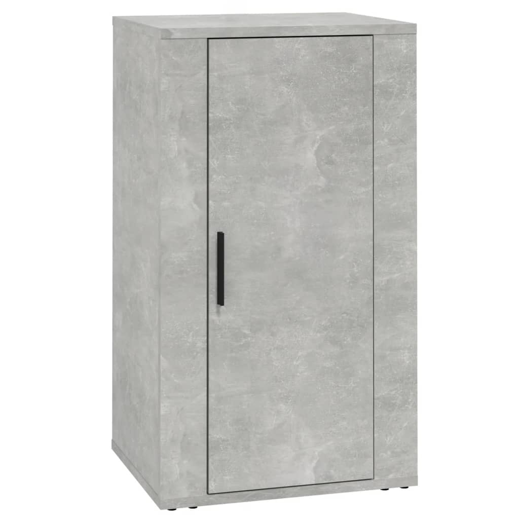 Dressoir 40X33X70 Cm Bewerkt Hout Betongrijs