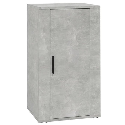 Dressoir 40X33X70 Cm Bewerkt Hout Betongrijs