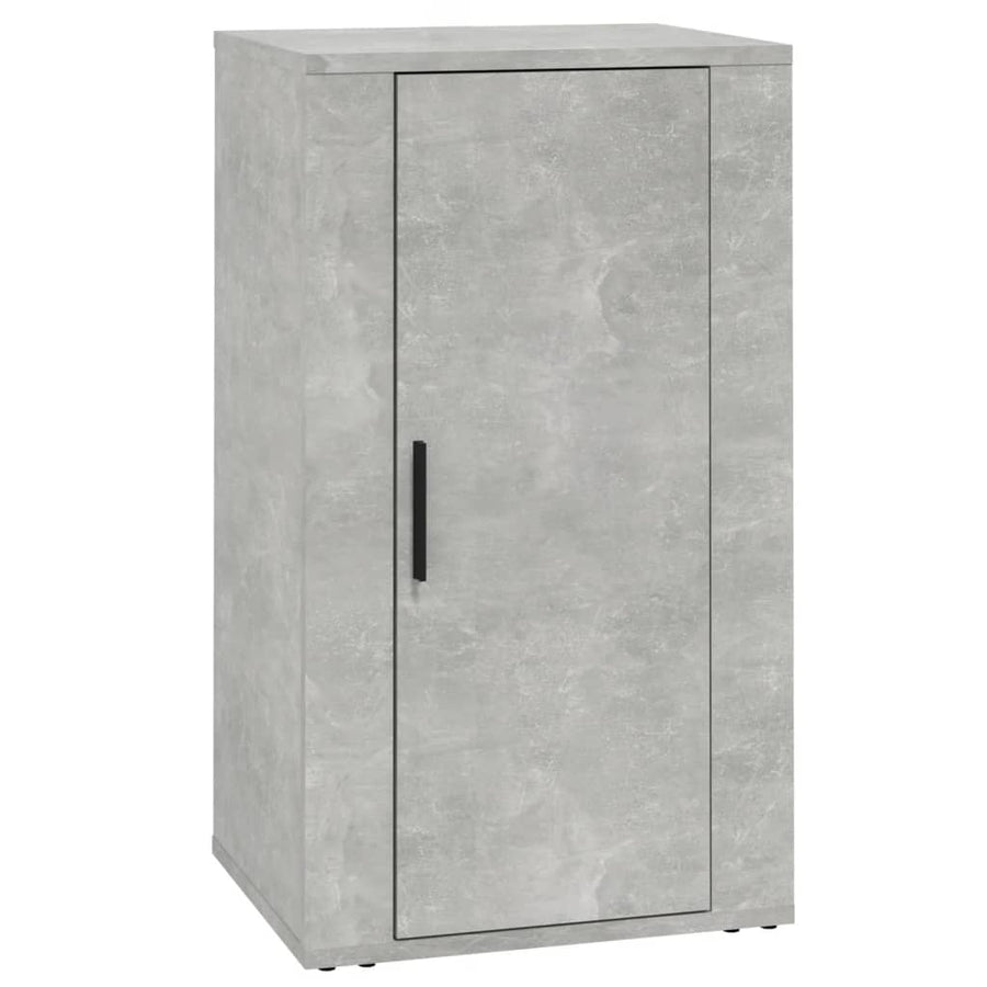 Dressoir 40X33X70 Cm Bewerkt Hout Betongrijs