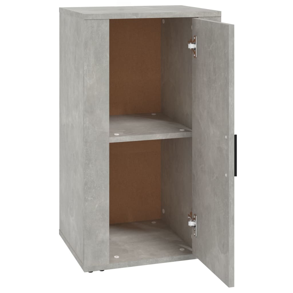 Dressoir 40X33X70 Cm Bewerkt Hout Betongrijs